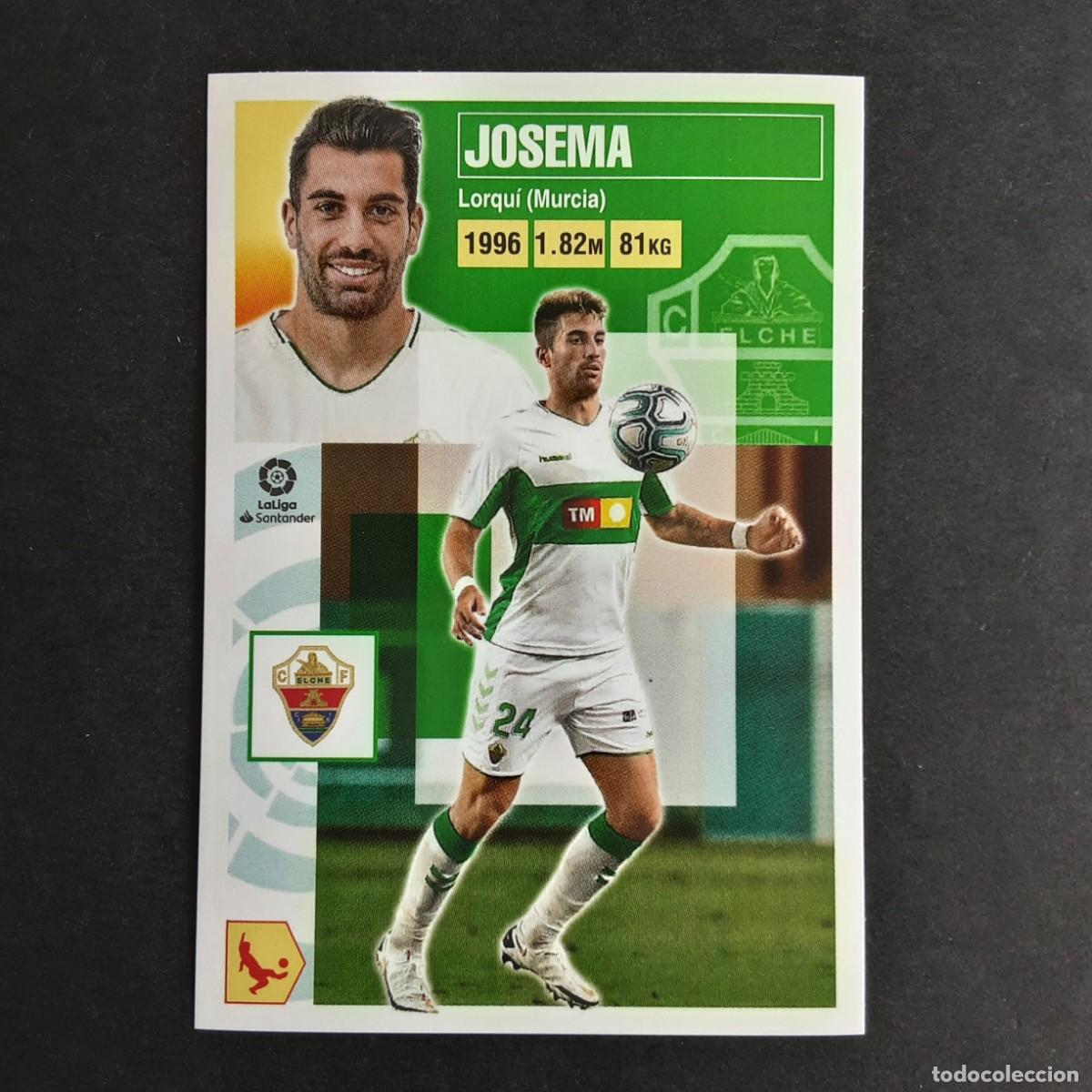 Cromos de F&uacute;tbol: CROMO LIGA 2020 2021 20 21 COLECCIONES ESTE PANINI N&ordm;8 JOSEMA-ELCHE NUNCA PEGADO