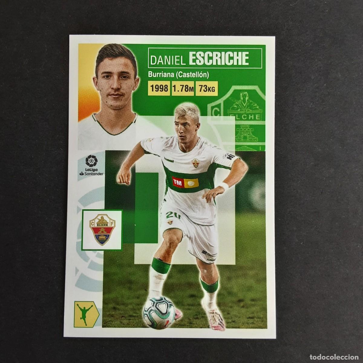 Cromos de f&uacute;tbol: CROMO LIGA 2020 2021 20 21 COLECCIONES ESTE PANINI N&ordm;16 ESCRICHE-ELCHE NUNCA PEGADO