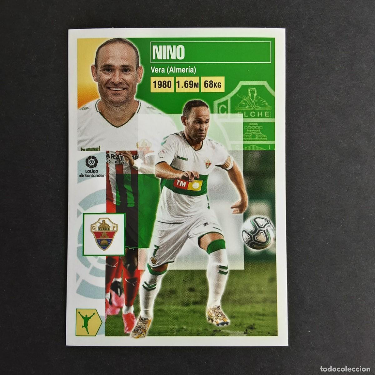 Cromos de F&uacute;tbol: CROMO LIGA 2020 2021 20 21 COLECCIONES ESTE PANINI N&ordm;17 NINO-ELCHE NUNCA PEGADO