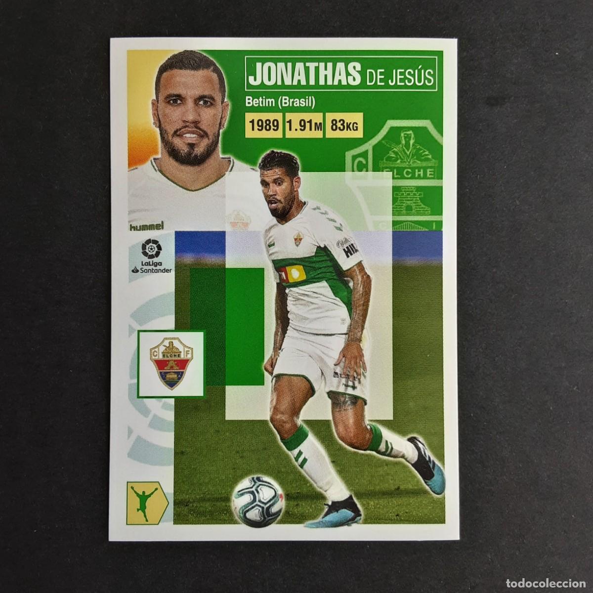 Figurine di Calcio: CROMO LIGA 2020 2021 20 21 COLECCIONES ESTE PANINI N&ordm;18 JONATHAS-ELCHE NUNCA PEGADO