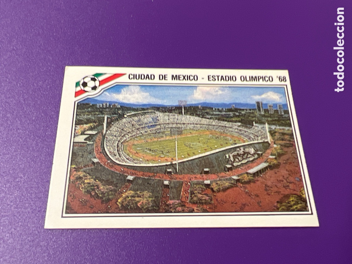 Football Stickers: C2382. 018 18 CIUDAD DE MEXICO - ESTADIO OLIMPICO MUNDIAL 1986 PANINI 86