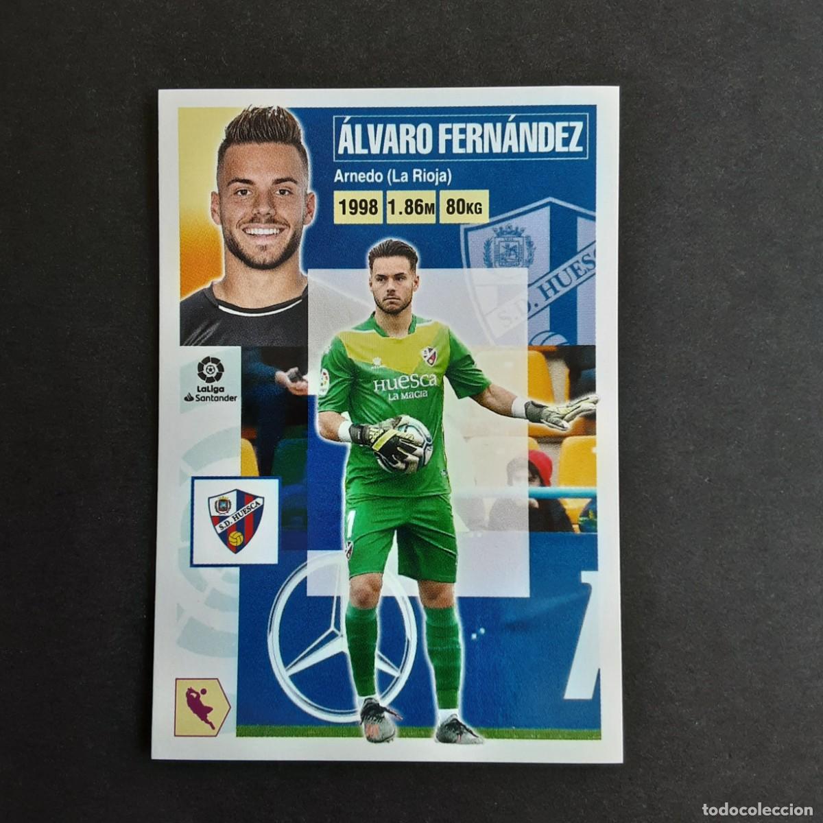 Cromos de f&uacute;tbol: CROMO LIGA 2020 2021 20 21 COLECCIONES ESTE PANINI N&ordm;2 ALVARO FERNANDEZ-HUESCA NUNCA PEGADO