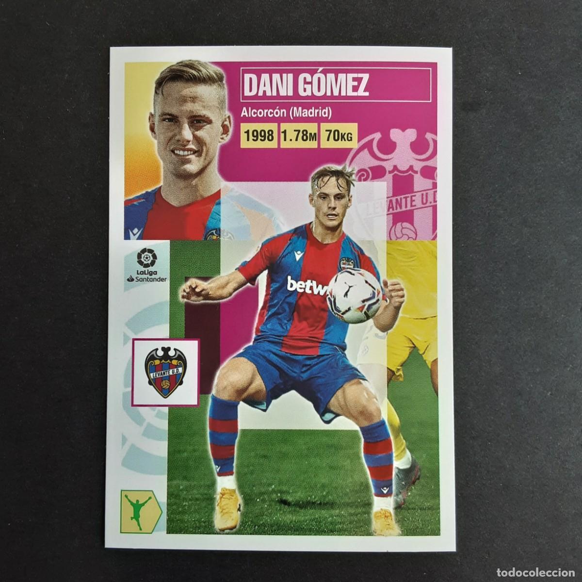Figurine di Calcio: CROMO LIGA 2020 2021 20 21 COLECCIONES ESTE PANINI N&ordm;18 DANI GOMEZ-LEVANTE NUNCA PEGADO