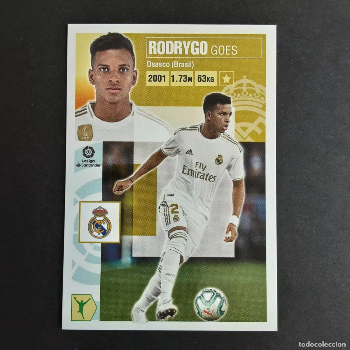 Cromos de f&uacute;tbol: CROMO LIGA 2020 2021 20 21 COLECCIONES ESTE PANINI N&ordm;17B RODRYGO-REAL MADRID NUNCA PEGADO