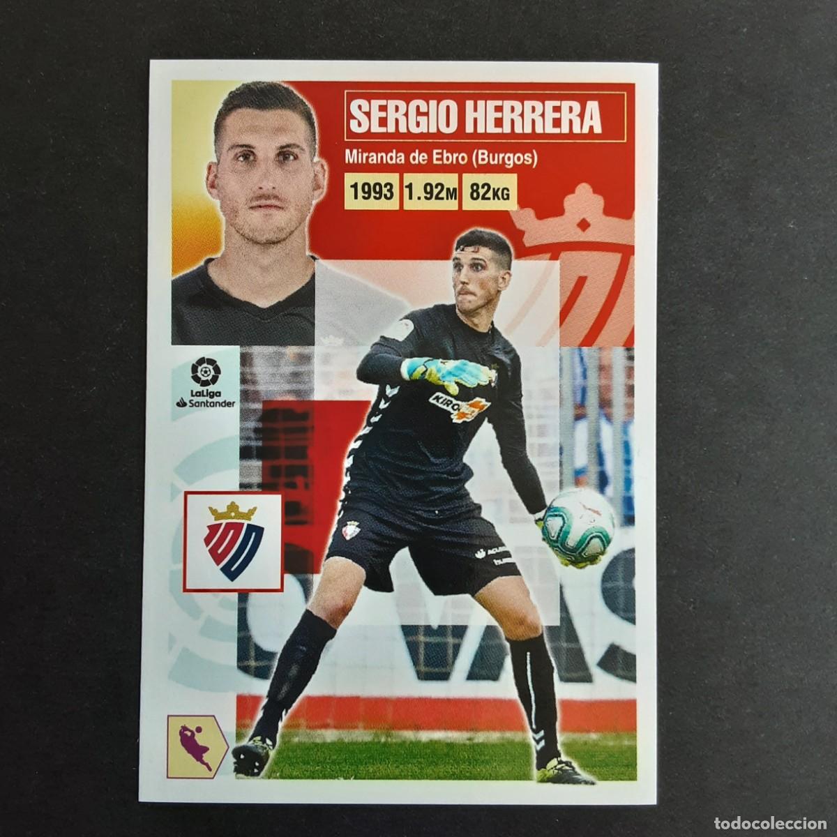 Figurine di Calcio: CROMO LIGA 2020 2021 20 21 COLECCIONES ESTE PANINI N&ordm;3 SERGIO HERRERA-OSASUNA NUNCA PEGADO