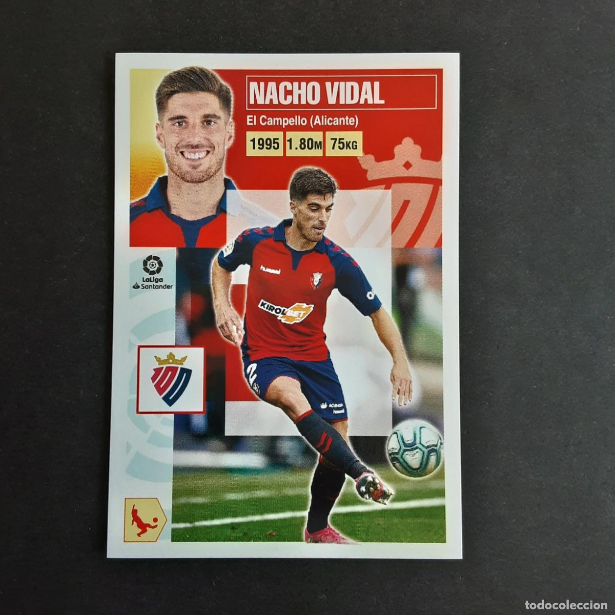 Cromos de F&uacute;tbol: CROMO LIGA 2020 2021 20 21 COLECCIONES ESTE PANINI N&ordm;4 NACHO VIDAL-OSASUNA NUNCA PEGADO