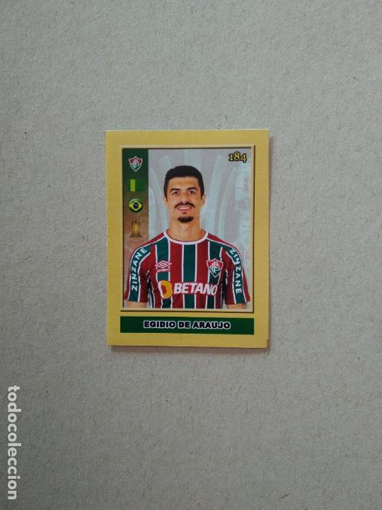 Cromos de Futebol: 184 EGIDIO DE ARAUJO FLUMINENSE CROMO FUTBOL COPA LIBERTADORES 2021 BOYCOL COLECCIONES
