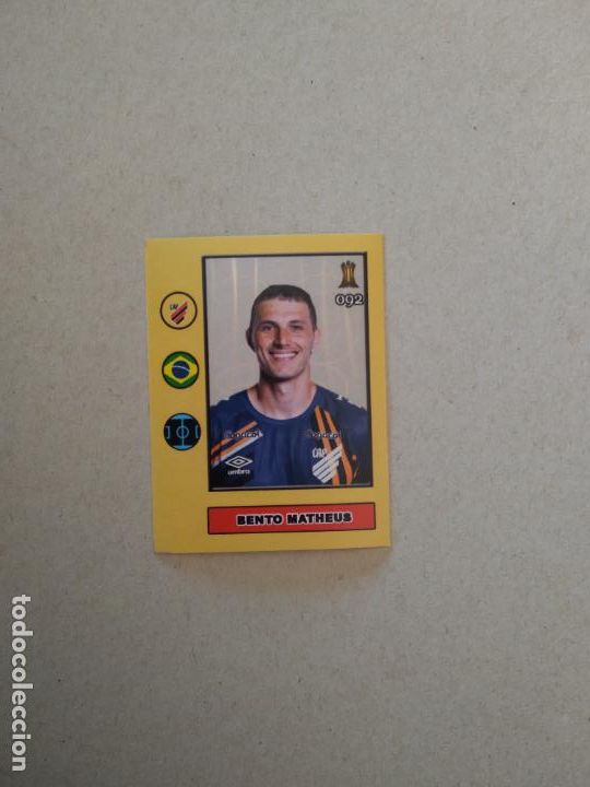 Cromos de F&uacute;tbol: 92 BENTO MATHEUS ATHLETICO PARANAENSE CROMO FUTBOL COPA LIBERTADORES 2022 BOYCOL COLECCIONES