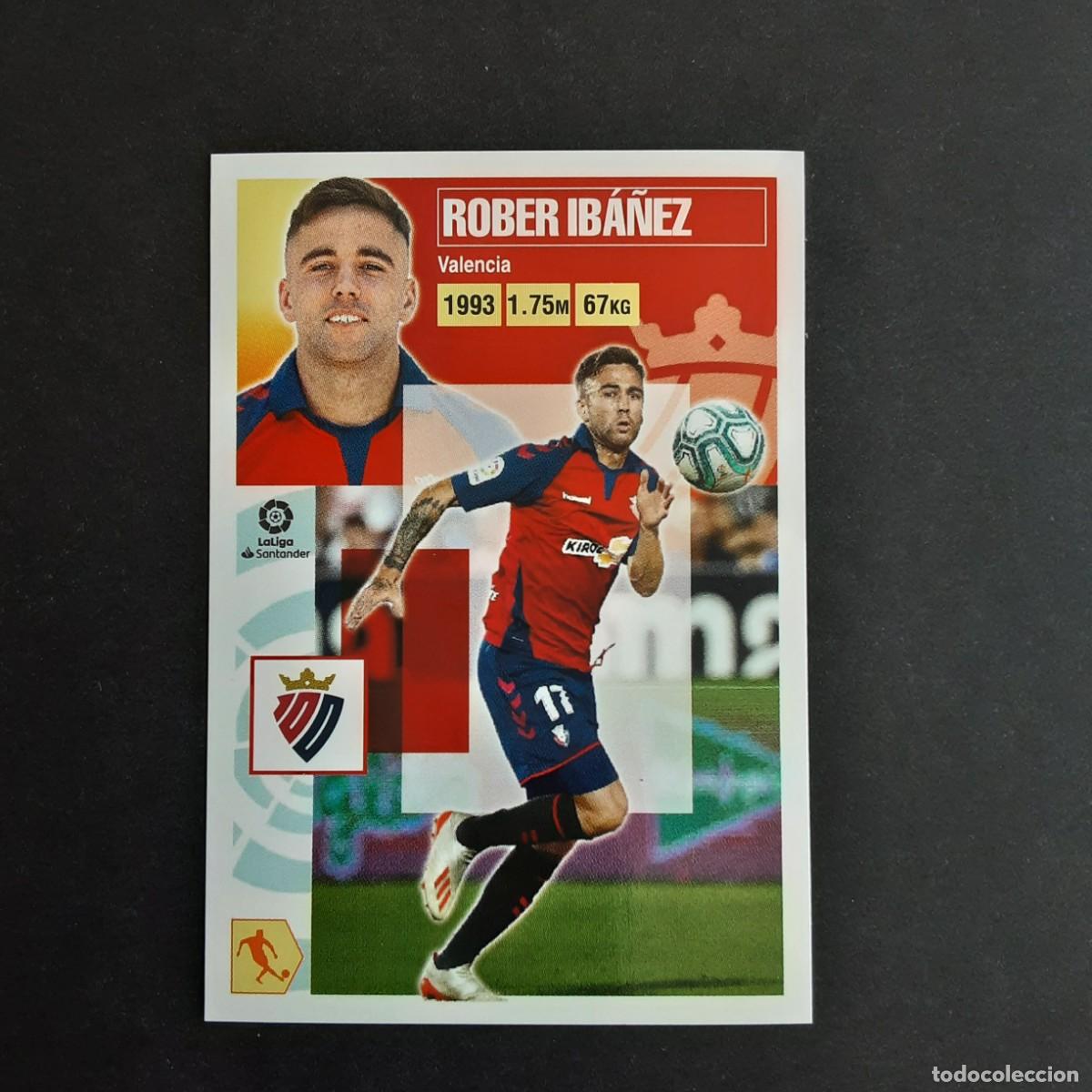 Figurine di Calcio: CROMO LIGA 2020 2021 20 21 COLECCIONES ESTE PANINI N&ordm;15 ROBER IBA&Ntilde;EZ-OSASUNA NUNCA PEGADO
