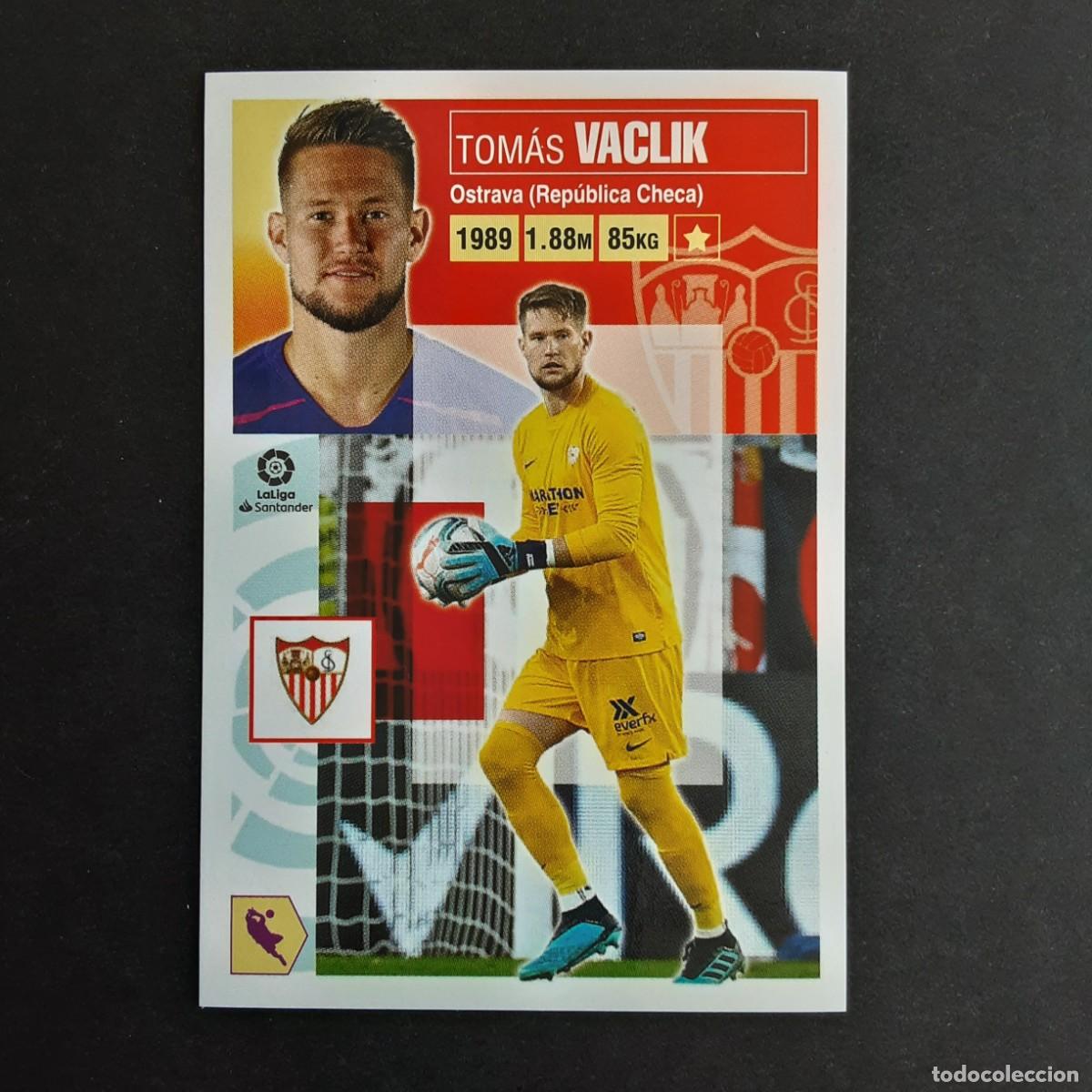 Figurine di Calcio: CROMO LIGA 2020 2021 20 21 COLECCIONES ESTE PANINI N&ordm;2 VACLIK-SEVILLA NUNCA PEGADO