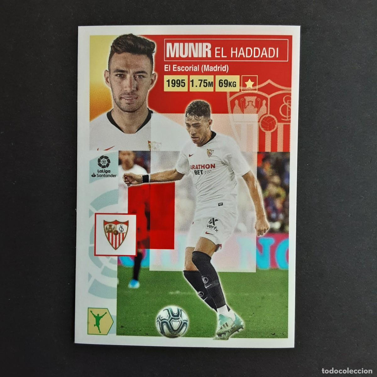 Figurine di Calcio: CROMO LIGA 2020 2021 20 21 COLECCIONES ESTE PANINI N&ordm;18 MUNIR-SEVILLA NUNCA PEGADO