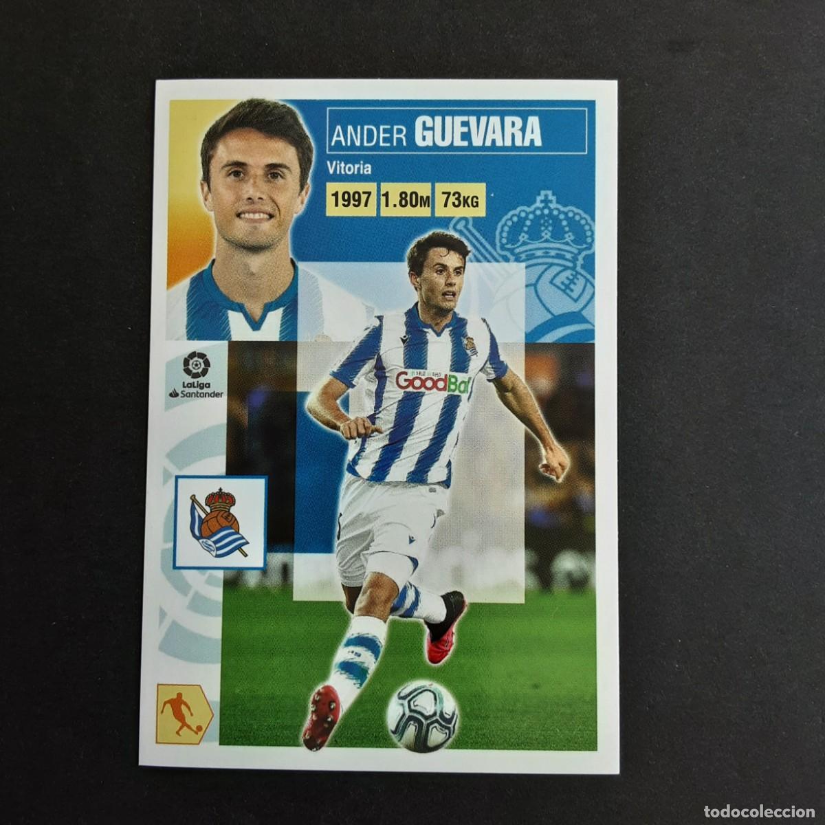 Figurine di Calcio: CROMO LIGA 2020 2021 20 21 COLECCIONES ESTE PANINI N&ordm;12A GUEVARA-R.SOCIEDAD NUNCA PEGADO
