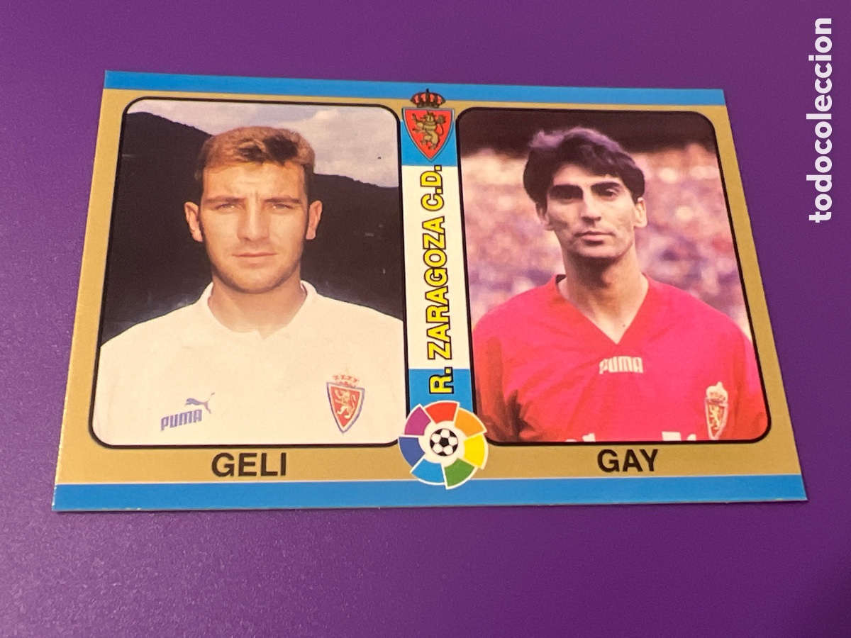 Cromos de Futebol: C5716. CROMO CARD DE FUTBOL GELI - GAY DEL REAL ZARAGOZA N&ordm; 22 LIGA FUTBOL TOTAL 95