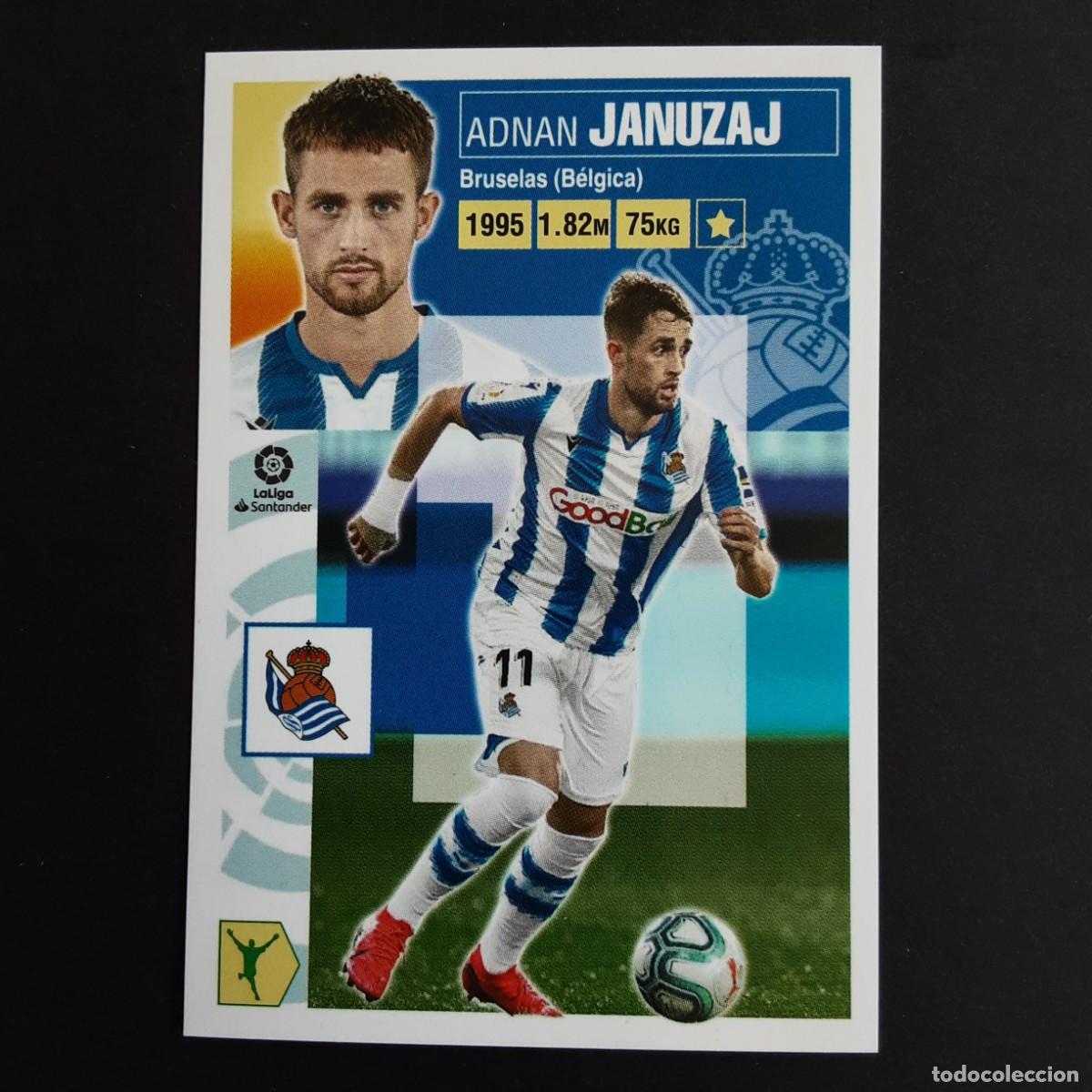 Figurine di Calcio: CROMO LIGA 2020 2021 20 21 COLECCIONES ESTE PANINI N&ordm;18 JANUZAJ-R.SOCIEDAD NUNCA PEGADO