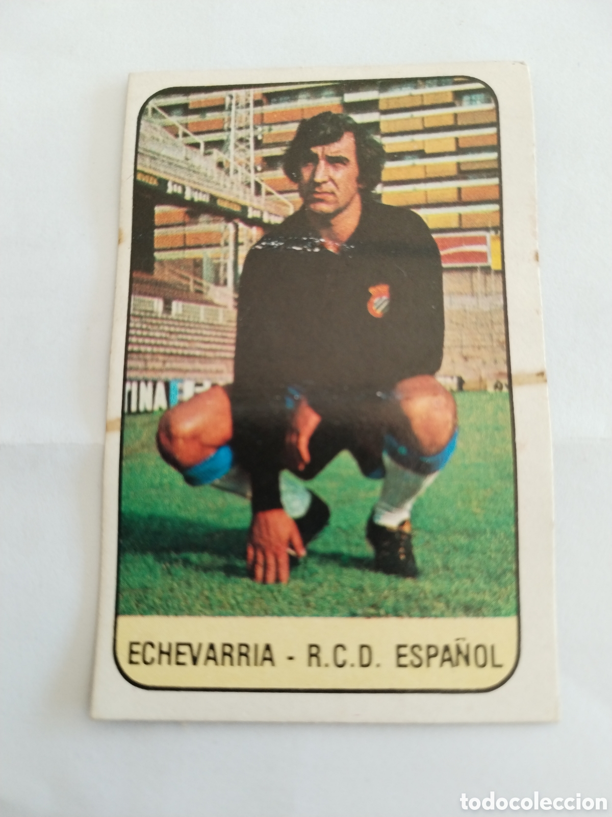 Cromos de F&uacute;tbol: Cromo f&uacute;tbol liga 78/79 R.C.D.Espa&ntilde;ol Echevarria sin pegar
