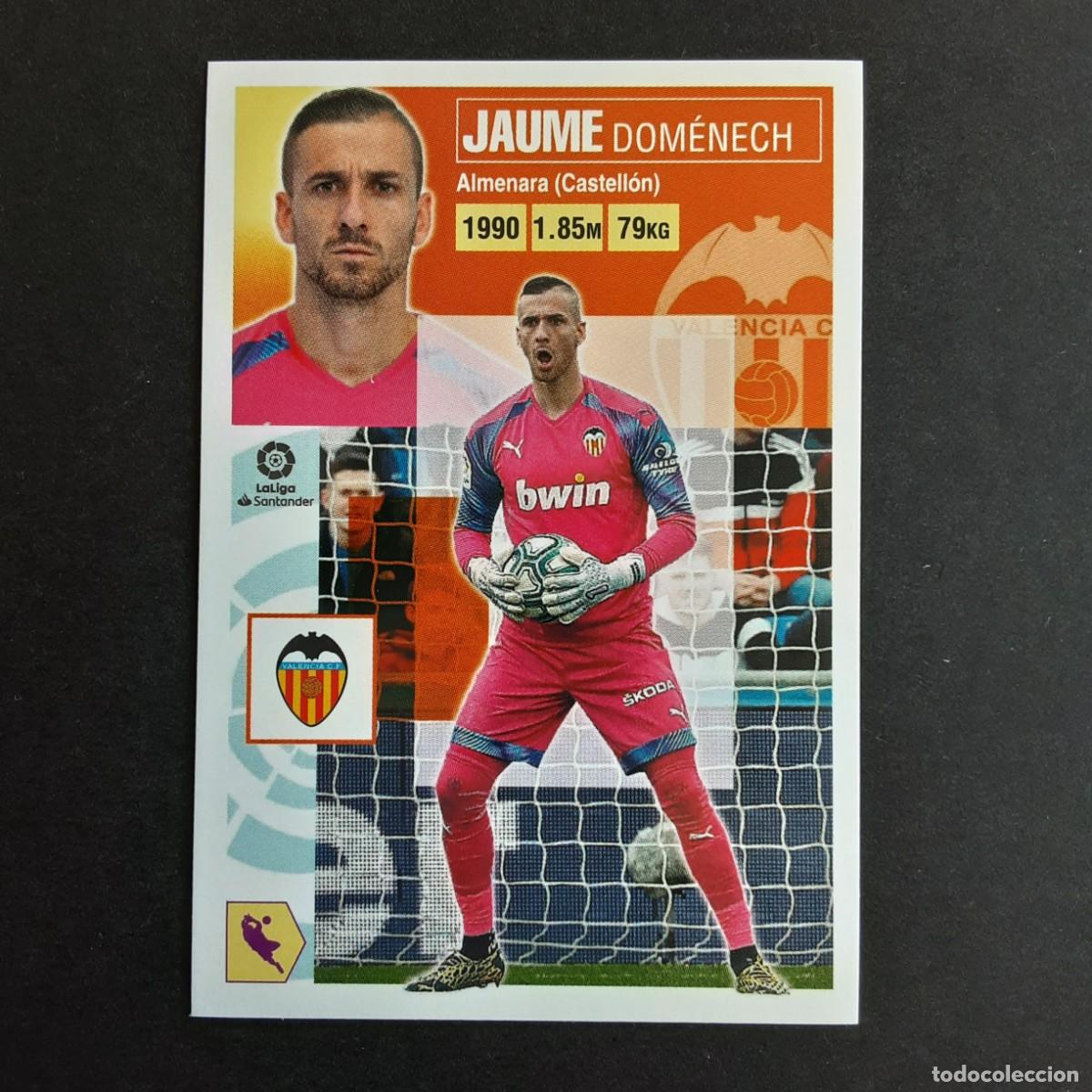 Cromos de F&uacute;tbol: CROMO LIGA 2020 2021 20 21 COLECCIONES ESTE PANINI N&ordm;3 JAUME-VALENCIA NUNCA PEGADO