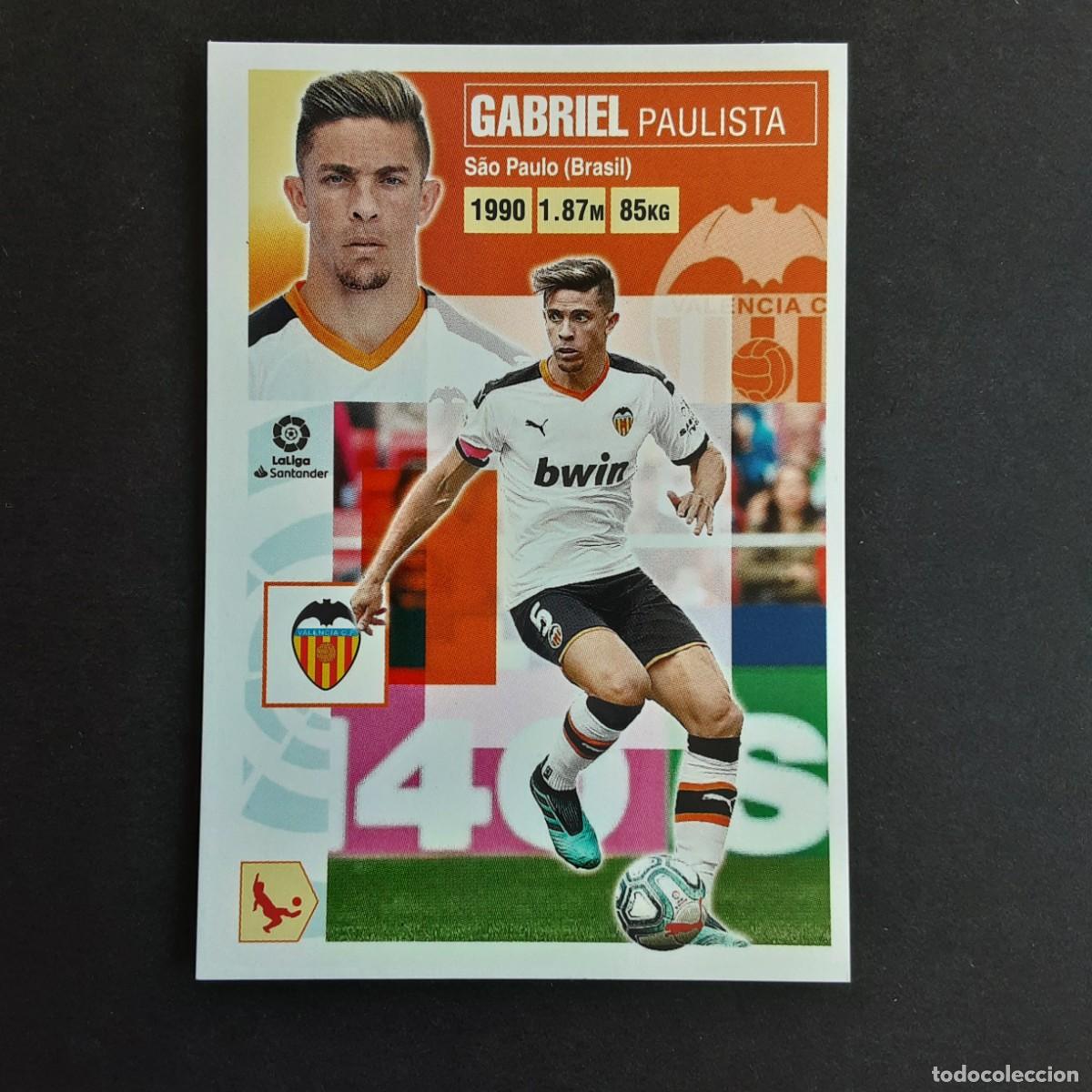Cromos de F&uacute;tbol: CROMO LIGA 2020 2021 20 21 COLECCIONES ESTE PANINI N&ordm;7 GABRIEL-VALENCIA NUNCA PEGADO