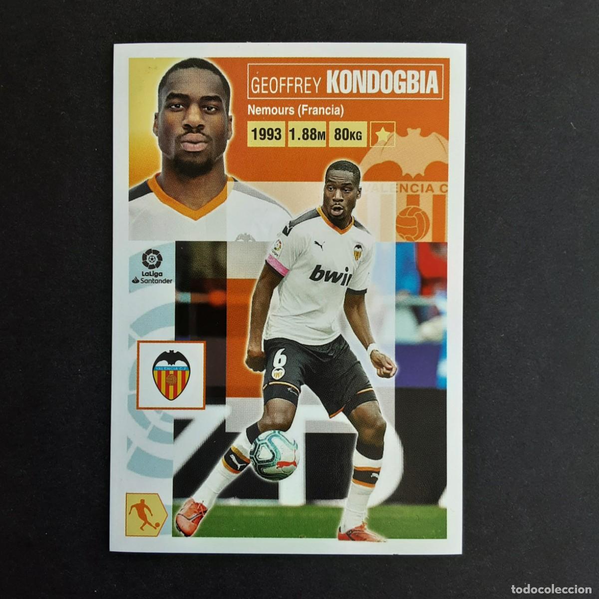 Cromos de F&uacute;tbol: CROMO LIGA 2020 2021 20 21 COLECCIONES ESTE PANINI N&ordm;11 KONDOGBIA-VALENCIA NUNCA PEGADO
