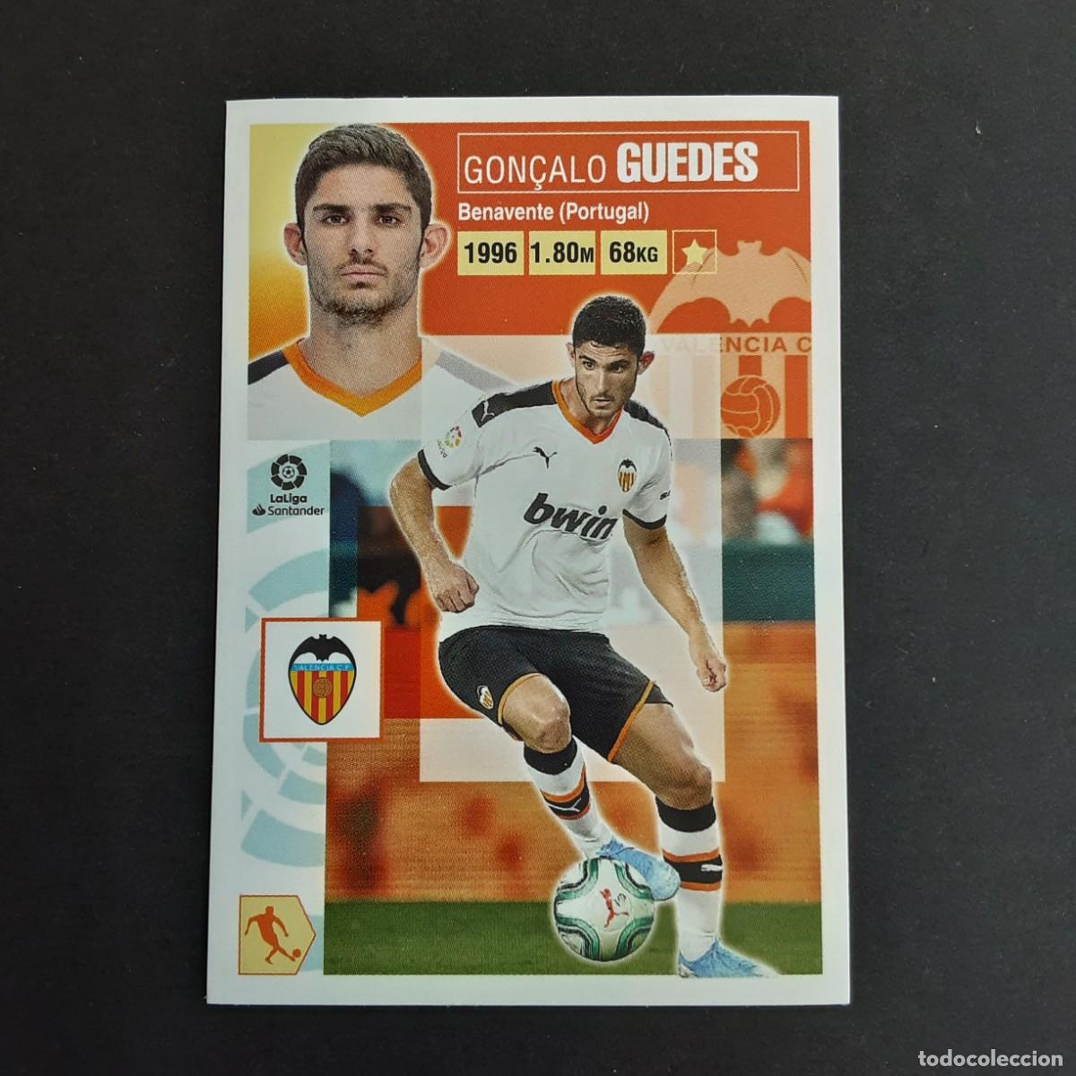 Cromos de F&uacute;tbol: CROMO LIGA 2020 2021 20 21 COLECCIONES ESTE PANINI N&ordm;14 GUEDES-VALENCIA NUNCA PEGADO