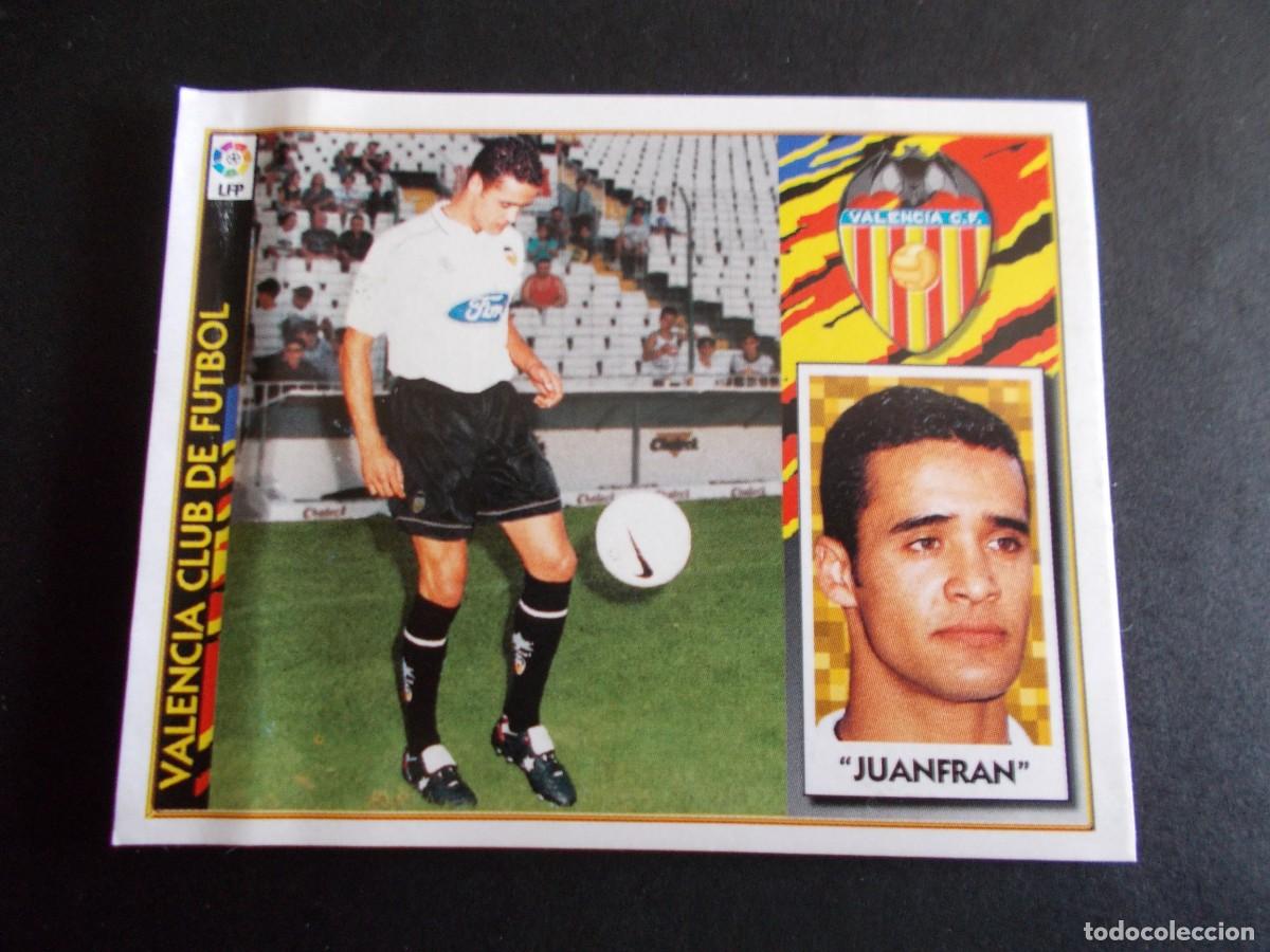 Cromos de f&uacute;tbol: ESTE 97-98 COLOCA JUANFRAN VALENCIA VENTANILLA CON TODA LA TRASERA - Foto 1