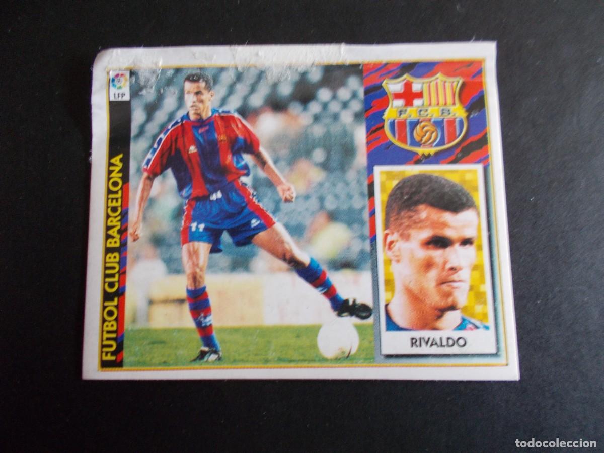 Cromos de f&uacute;tbol: ESTE 97-98 COLOCA RIVALDO BARCELONA VENTANILLA - Foto 1