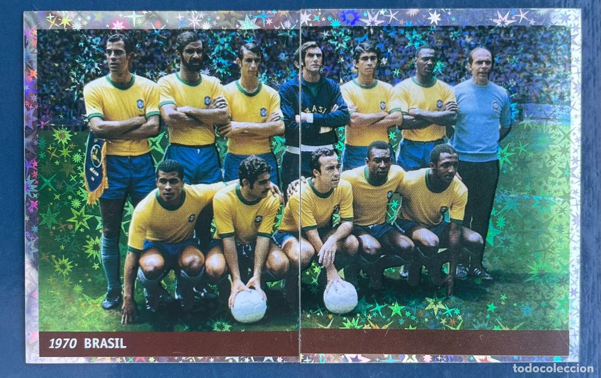 Cromos de Futebol: LOTE PLANTILLA BRASIL 1970 WORLD CUP FRANCE 98 DS STICKER COLLECTIONS CROMOS 2 Y 3