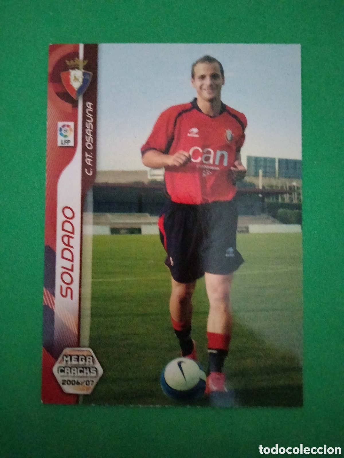 Fu&szlig;ball-Sticker: SOLDADO 461 OSASUNA NUEVO FICHAJE MEGACRACKS 2006 2007 PANINI 06 07 CARD UNIFICO ENVIOS