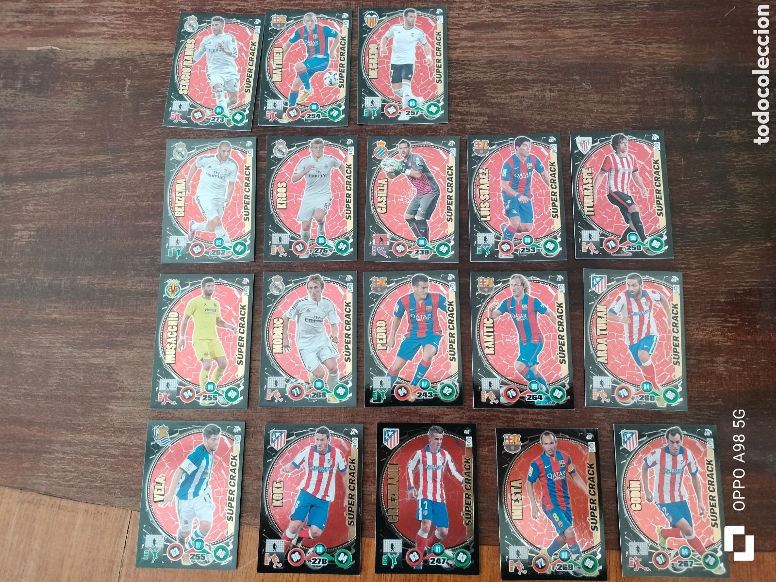 Cromos de Futebol: 18 cromos cards super crack Adrenalyn liga 2014 2015 14 15 Panini