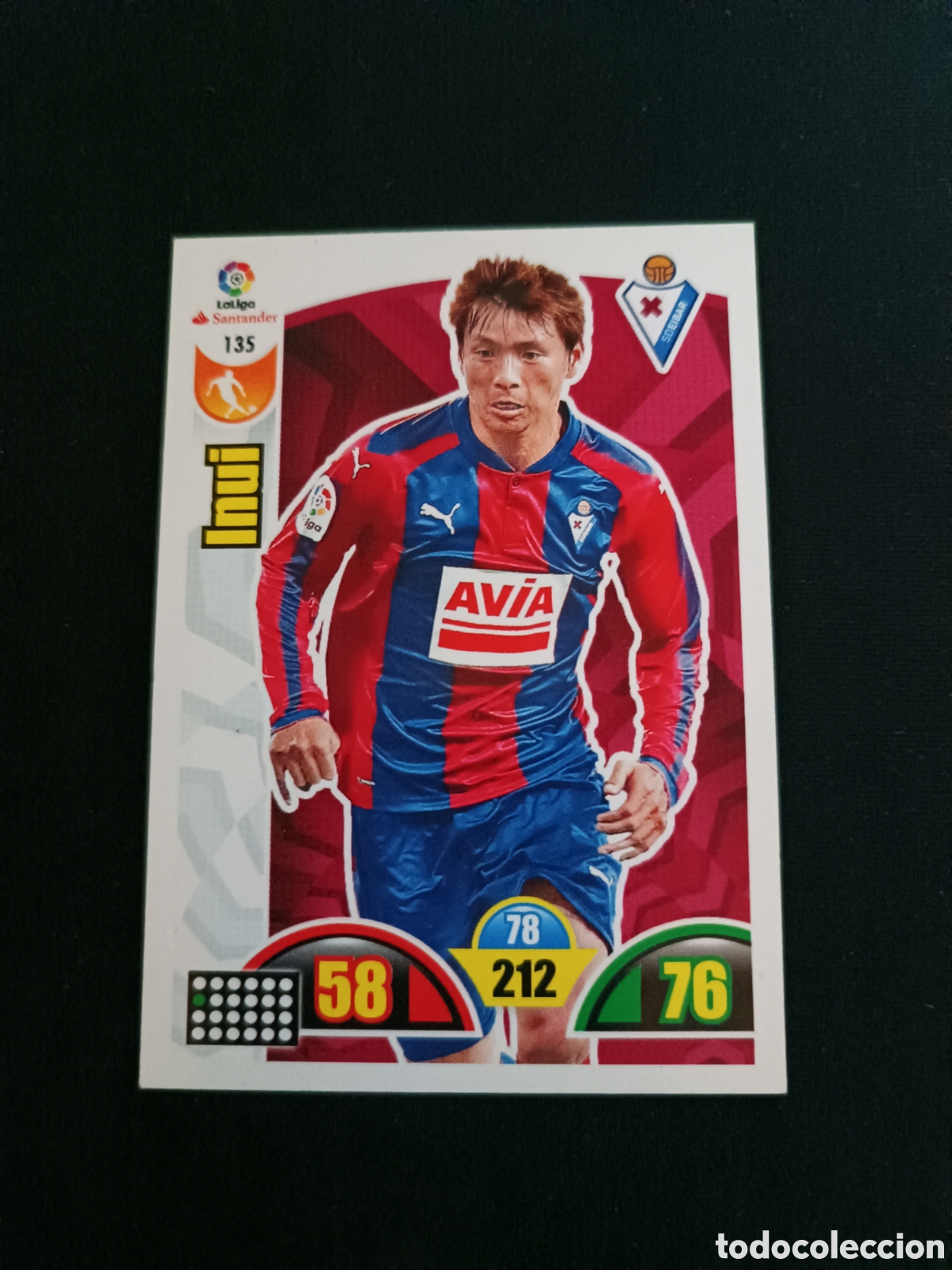 Cromos de f&uacute;tbol: INUI EIBAR NUMERO 135 ADRENALYN 2017 2018 - Foto 1