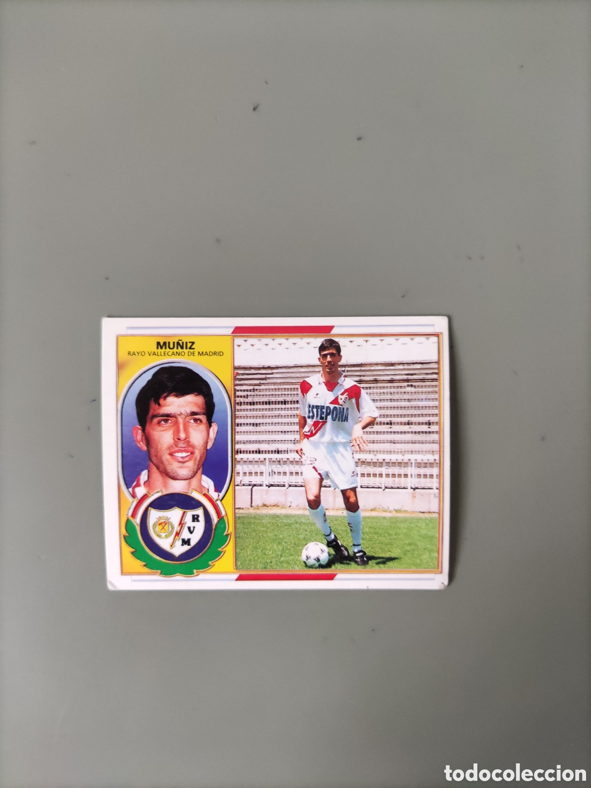 Figurine di Calcio: MU&Ntilde;IZ RAYO VALLECANO COLOCA LIGA ESTE 1996/97 96 97 NUEVO SIN PEGAR