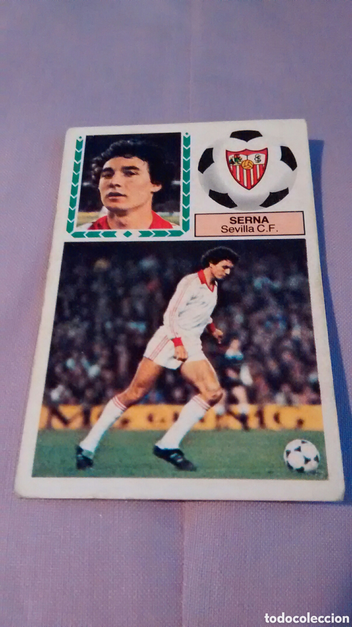 Cromos de f&uacute;tbol: SERNA ESTE 83 84 - Foto 1