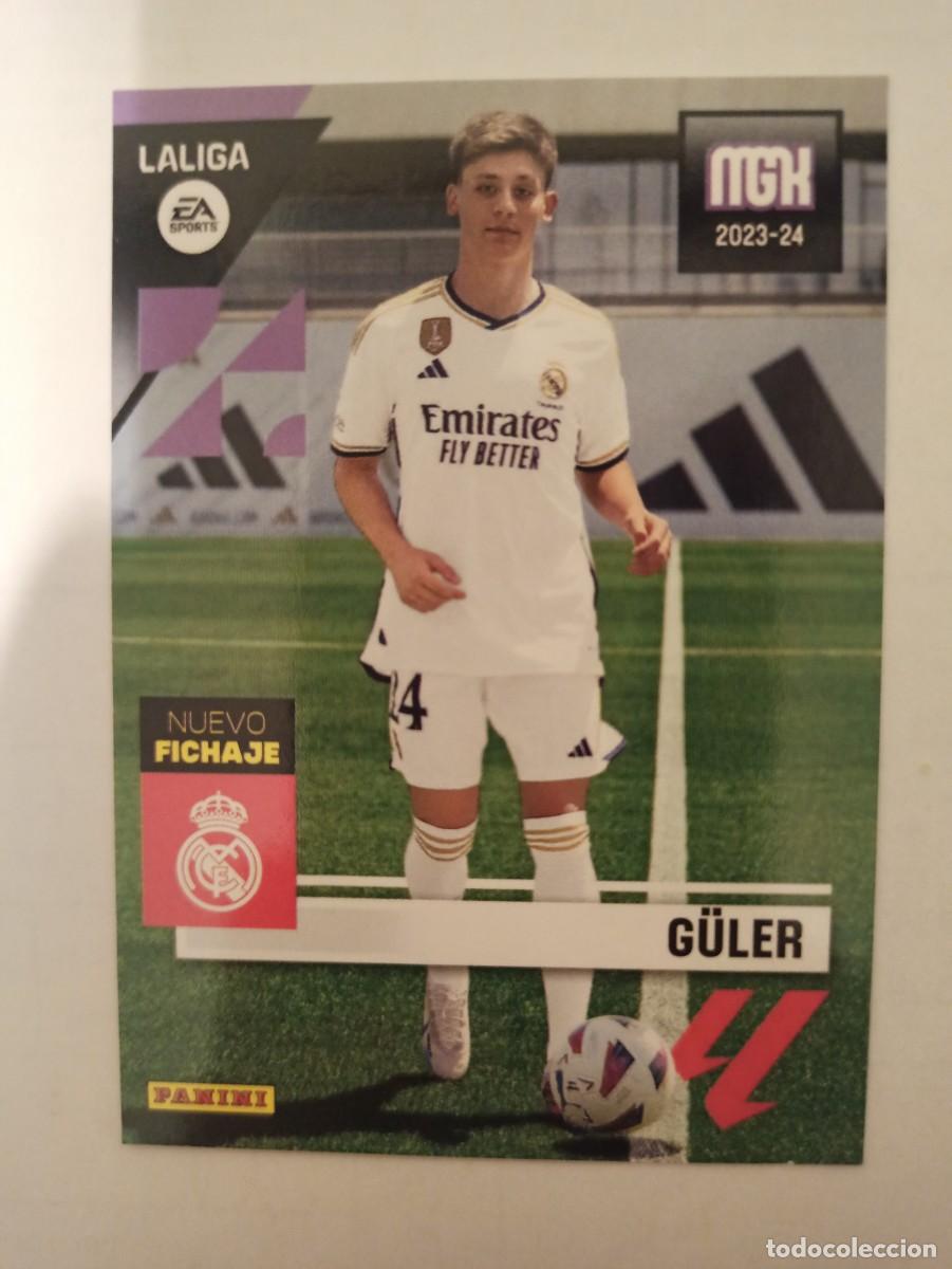 Cromos de F&uacute;tbol: ROOKIE CARD 461 NUEVO FICHAJE ARDA GULER REAL MADRID - LIGA MEGACRACKS MGK PANINI 2023 2024 23 24