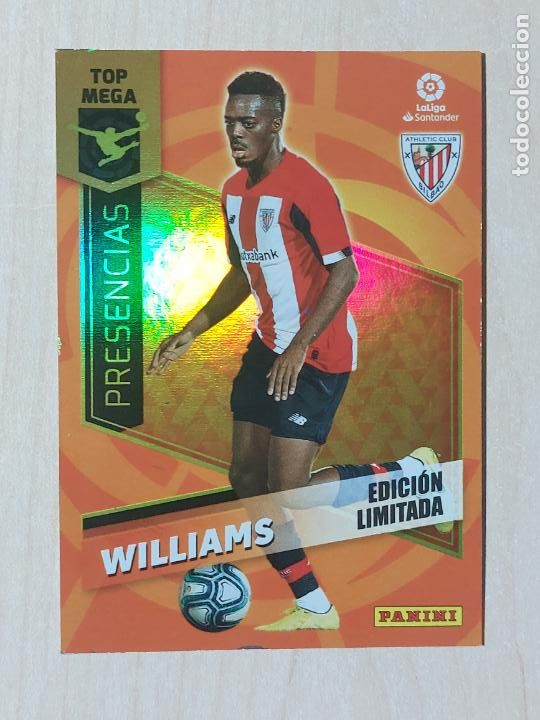 Fu&szlig;ball-Sticker: CROMO TOP MEGA PRESENCIAS WILLIAMS - MEGACRACKS 2020 21 - EDICION LIMITADA