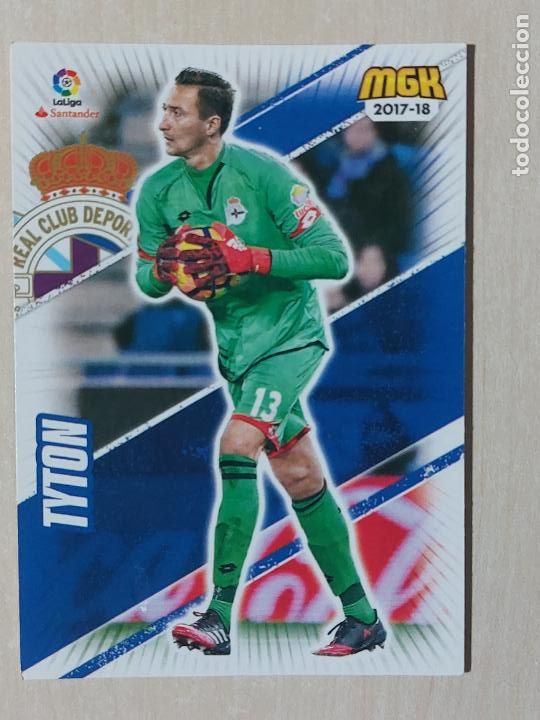 Cromos de F&uacute;tbol: CROMO N&ordm; 165 TYTON - MEGACRACKS 2017 18 - DEPORTIVO DE LA CORU&Ntilde;A