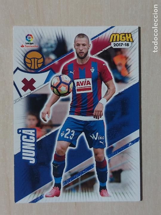 Cromos de f&uacute;tbol: CROMO N&ordm; 198 JUNCA - MEGACRACKS 2017 18 - EIBAR - Foto 1