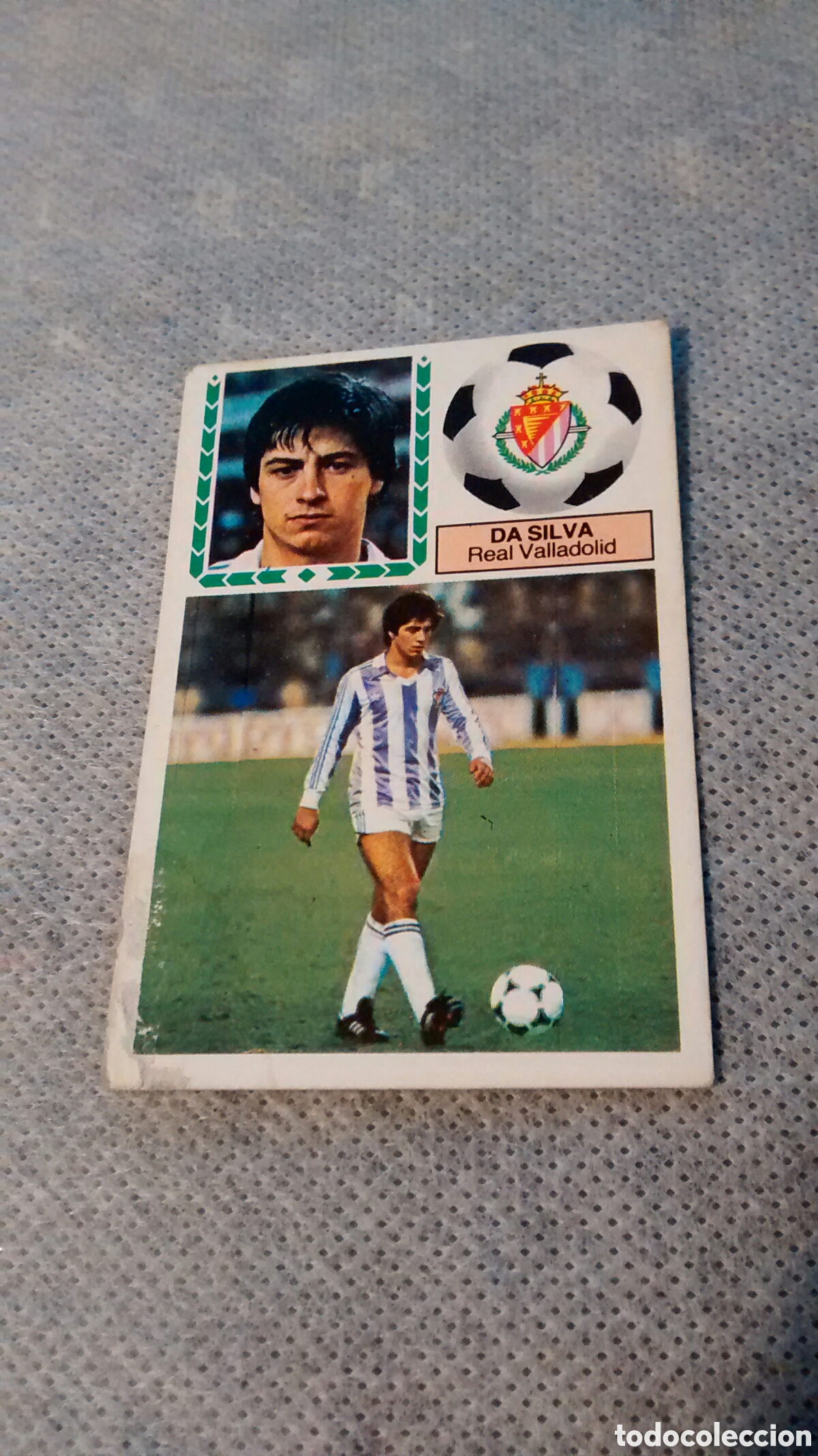Cromos de f&uacute;tbol: DA SILVA ESTE 83 84 - Foto 1