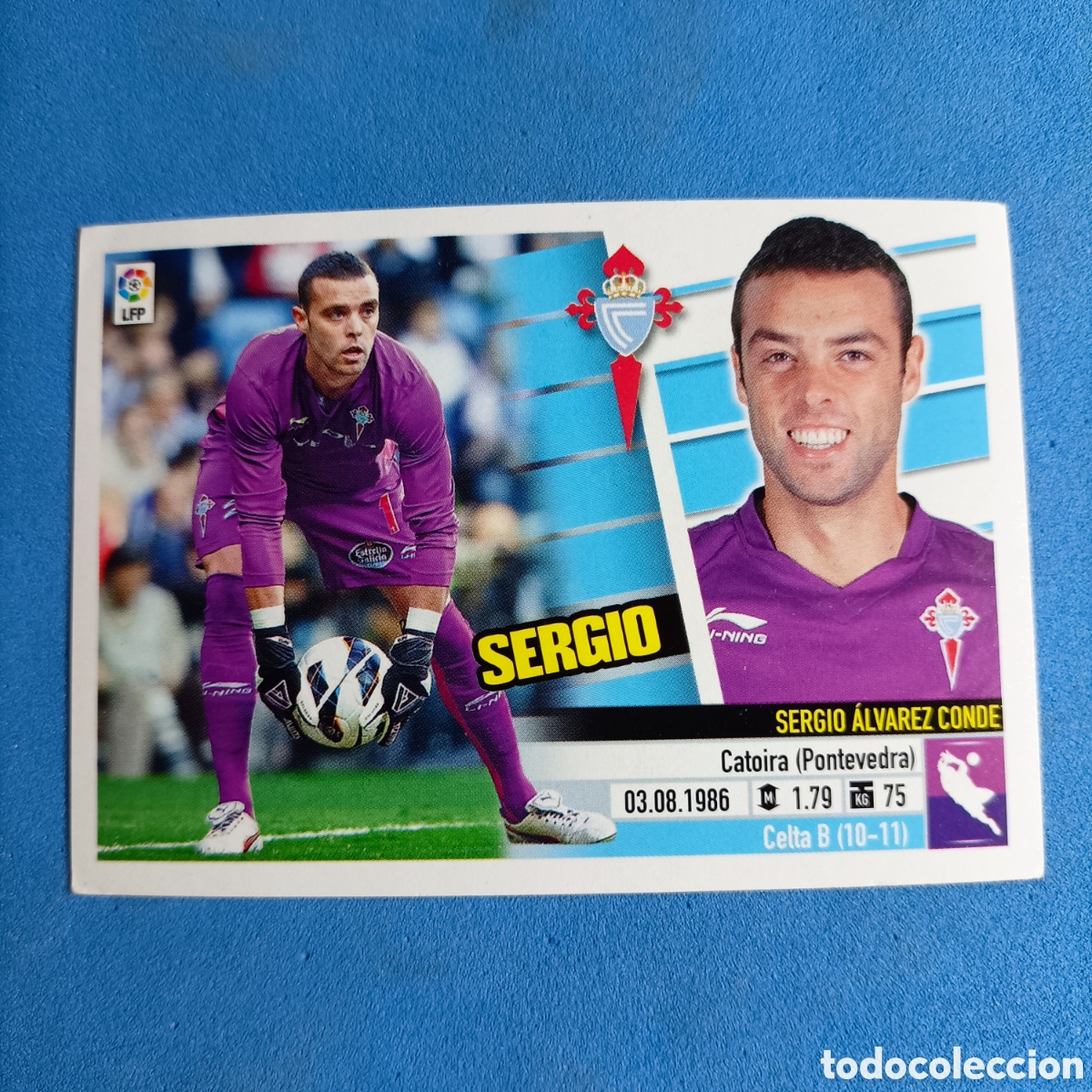 Cromos de f&uacute;tbol: LIGA ESTE 2013-2014 (CELTA) №1 SERGIO - Foto 1