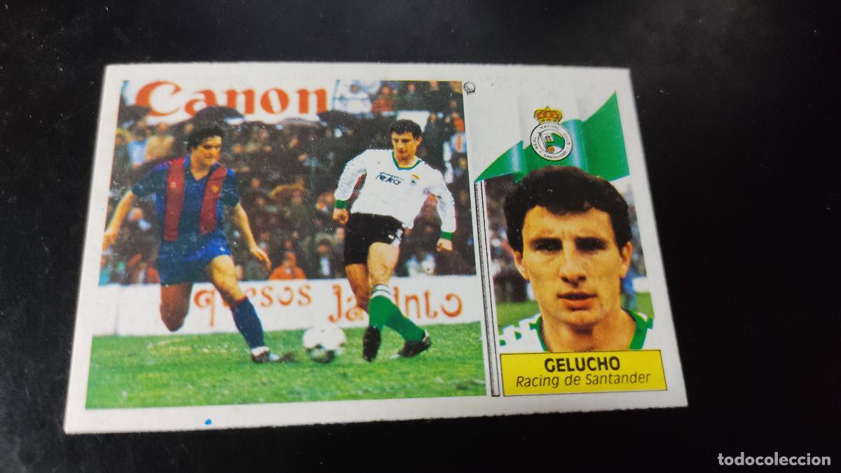 Cromos de Futebol: Liga Este 86/87. Gelucho - Racing Santander. Editorial Este. Colecci&oacute;n oficial liga espa&ntilde;ola f&uacute;tbol