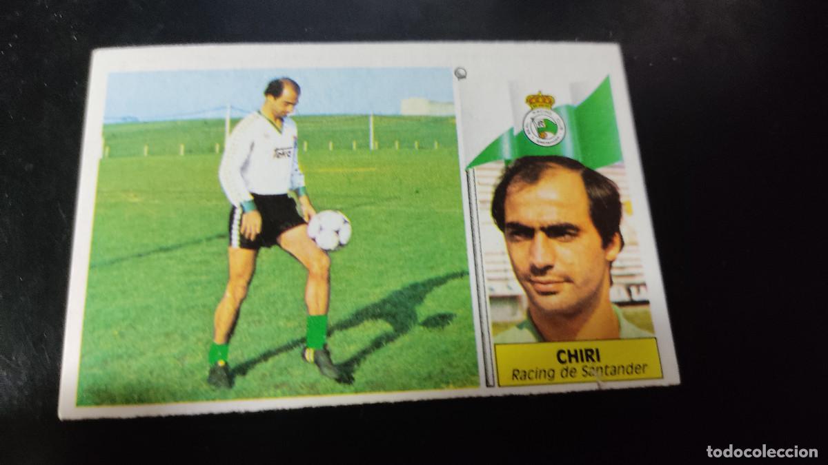 Cromos de Futebol: Liga Este 86/87. Chiri - Racing Santander. Editorial Este. Colecci&oacute;n oficial liga espa&ntilde;ola f&uacute;tbol