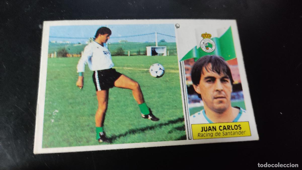 Figurine di Calcio: Liga Este 86/87. Juan Carlos - Racing Santander. Editorial Este. Colecci&oacute;n liga espa&ntilde;ola f&uacute;tbol