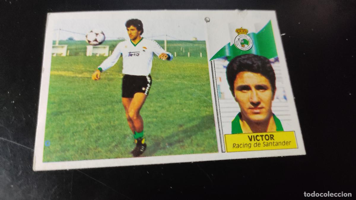 Cromos de Futebol: Liga Este 86/87. V&iacute;ctor - Racing Santander. Editorial Este. Colecci&oacute;n liga espa&ntilde;ola f&uacute;tbol