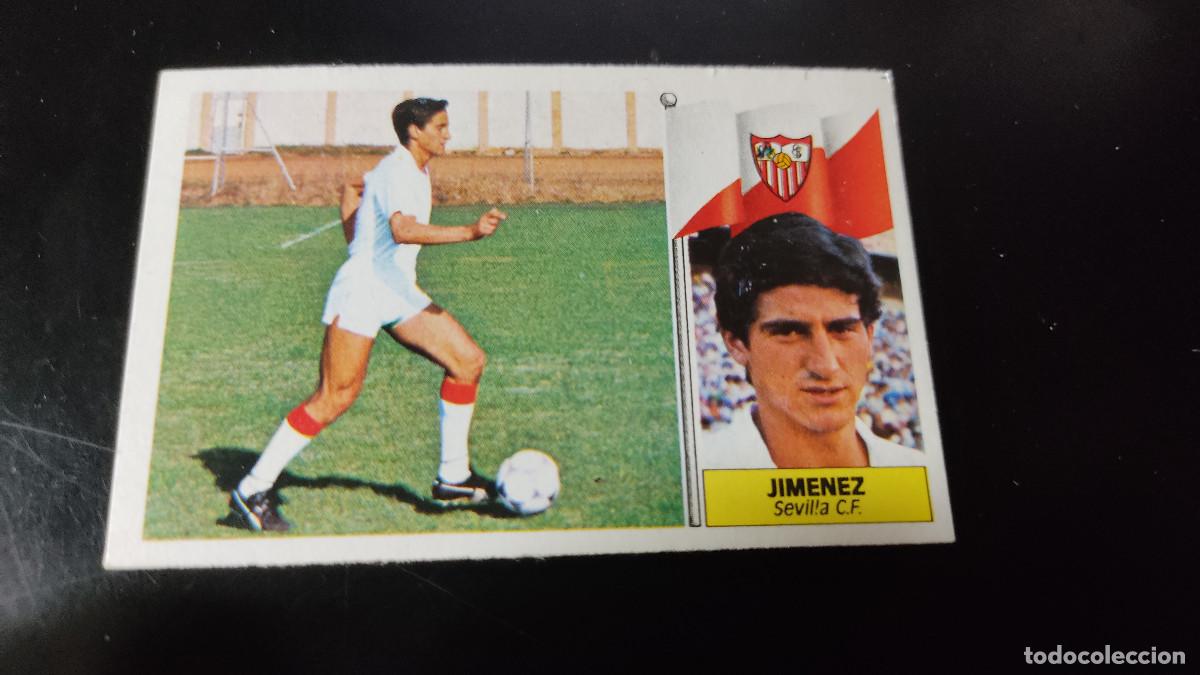 Figurine di Calcio: Liga Este 86/87. Jim&eacute;nez - Sevilla. Editorial Este. Colecci&oacute;n liga espa&ntilde;ola f&uacute;tbol
