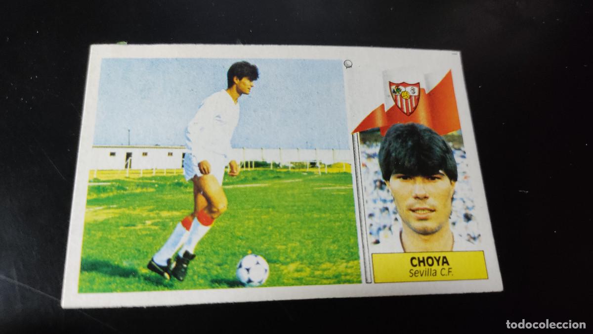 Figurine di Calcio: Liga Este 86/87. Choya - Sevilla. Editorial Este. Colecci&oacute;n liga espa&ntilde;ola f&uacute;tbol