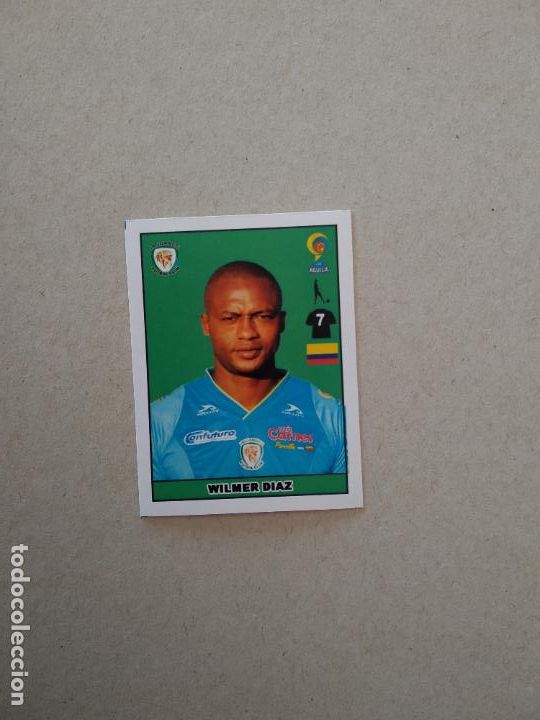 Cromos de F&uacute;tbol: WILMER DIAZ JAGUARES CROMO FUTBOL LIGA COLOMBIA 2017 BOYCOL COLECCIONES