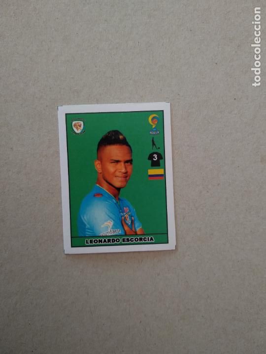 Cromos de F&uacute;tbol: LEONARDO ESCORCIA JAGUARES CROMO FUTBOL LIGA COLOMBIA 2017 BOYCOL COLECCIONES