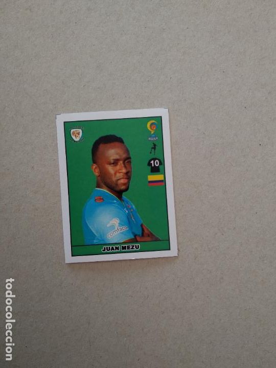 Cromos de F&uacute;tbol: JUAN MEZU JAGUARES CROMO FUTBOL LIGA COLOMBIA 2017 BOYCOL COLECCIONES