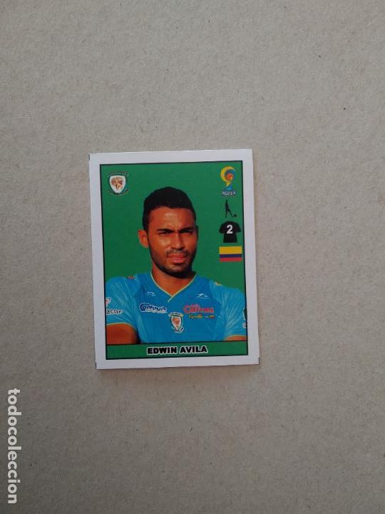 Cromos de F&uacute;tbol: EDWIN AVILA JAGUARES CROMO FUTBOL LIGA COLOMBIA 2017 BOYCOL COLECCIONES