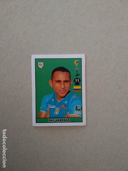Cromos de F&uacute;tbol: RAY VANEGAS JAGUARES CROMO FUTBOL LIGA COLOMBIA 2017 BOYCOL COLECCIONES