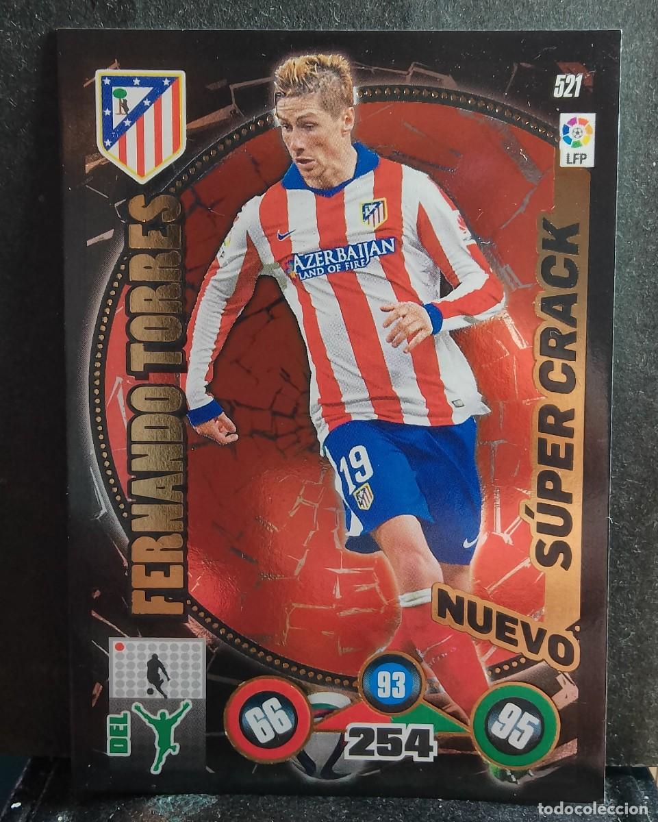 Cromos de F&uacute;tbol: 521 FERNANDO TORRES NUEVO SUPER CRACK ATL&Eacute;TICO MADRID 2014 2015 ADRENALYN XL 14 15 PANINI