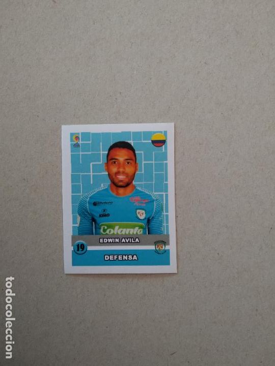 Cromos de F&uacute;tbol: EDWIN AVILA JAGUARES CROMO FUTBOL LIGA COLOMBIA 2018 BOYCOL COLECCIONES